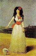 Francisco Jose de Goya Portrait of the Dutchess of Alba oil painting artist